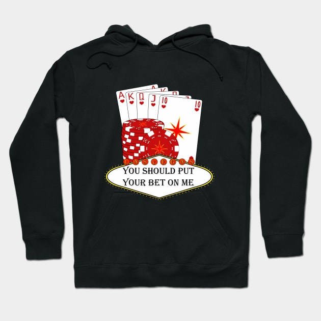 Las vegas . Put your bet on me Hoodie by Stinos